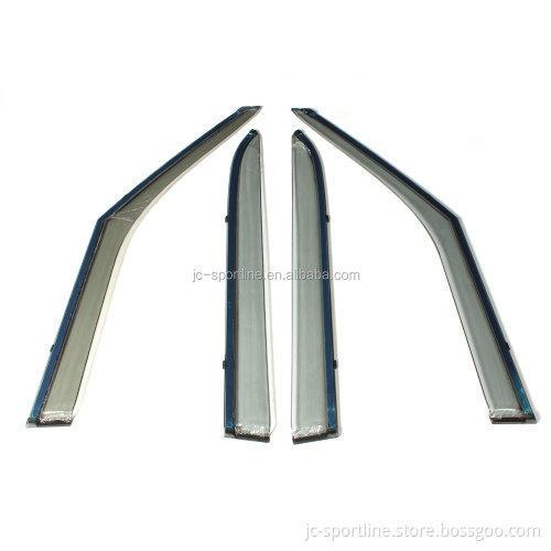 PC Injection Mould Visor Rain Guards Wind Deflector for Hyundai IX25 2014 4pcs/set